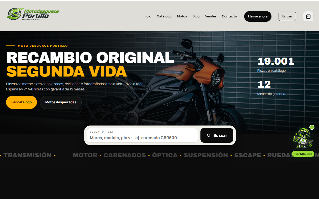 Moto Desguace Portillo